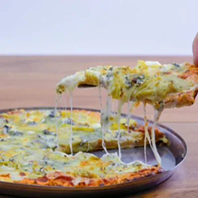 Pizza Corazón de Alcachofa